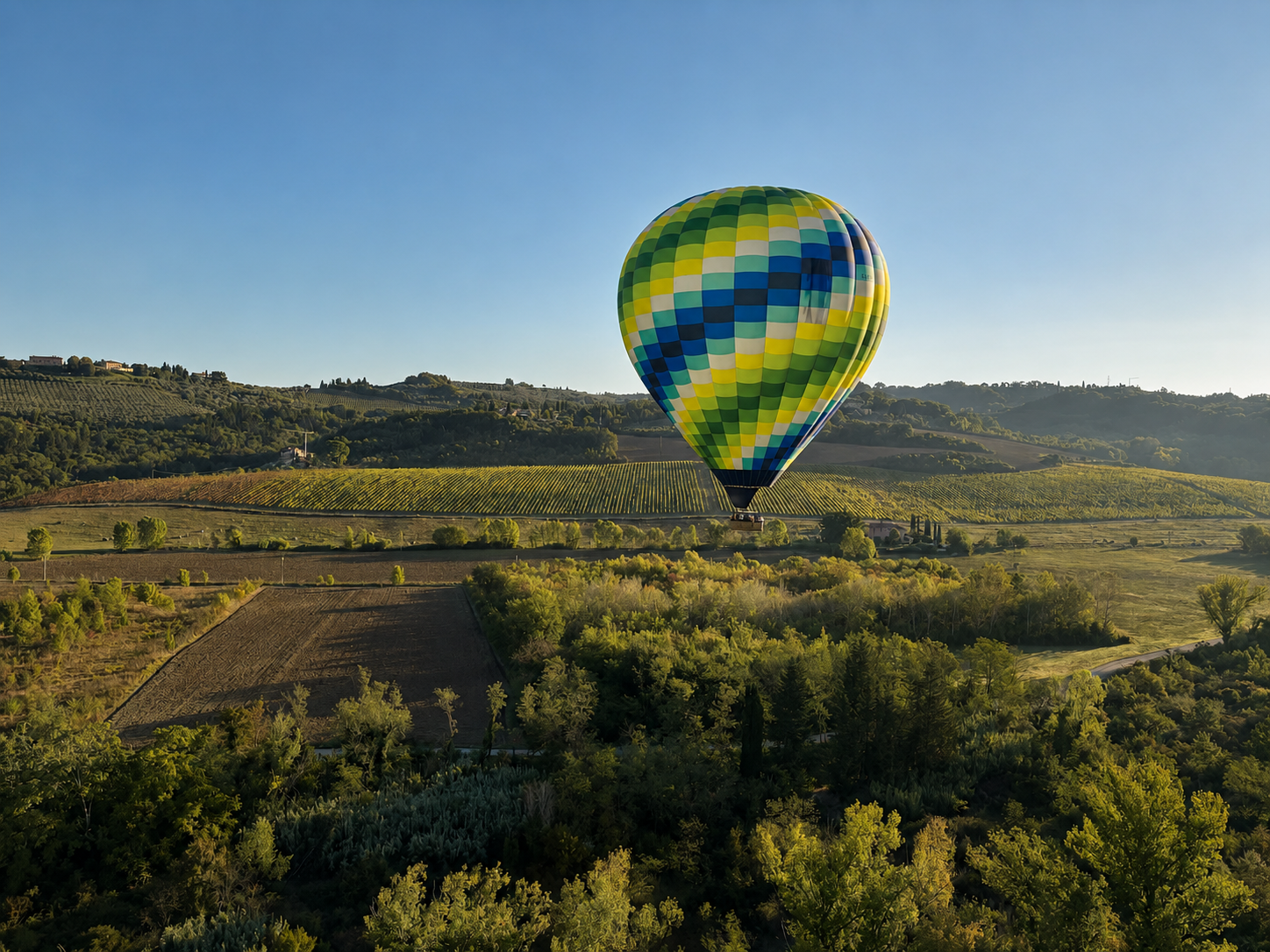 Seeing Chianti from the Sky